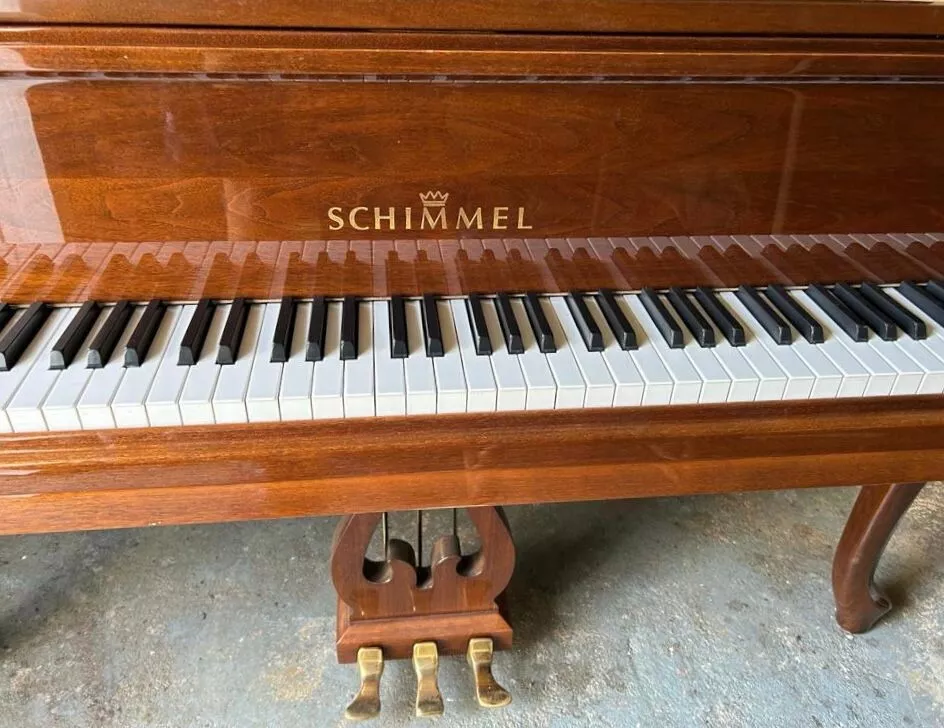 schimmel baby grand piano for sale keyboard and pedals